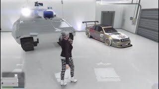 [GTA5]ソロRP簡単に稼げるグリッチ\u0026戦車をガレージに入れるグリッチ！