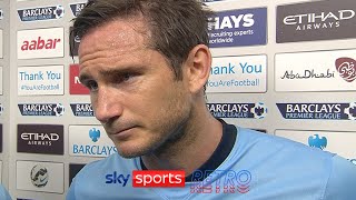 Frank Lampard after scoring against Chelsea for Manchester City