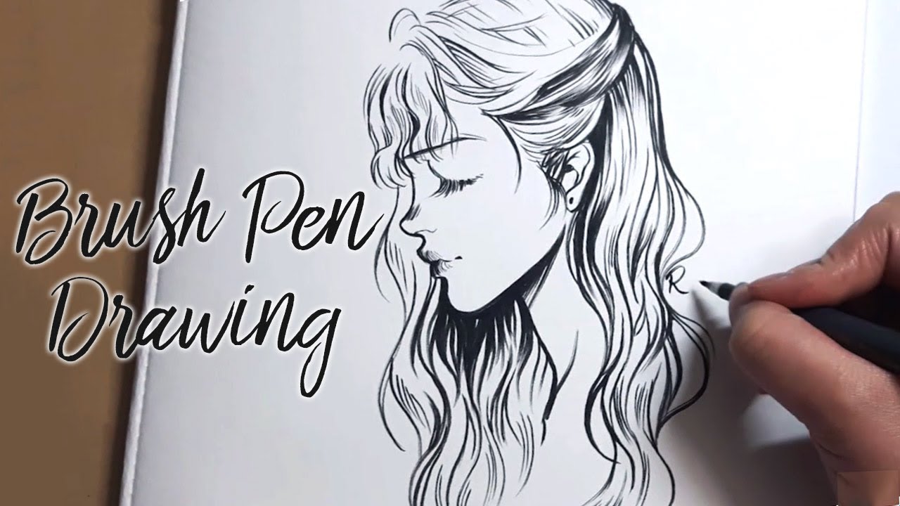 Brush Pen Art Youtube