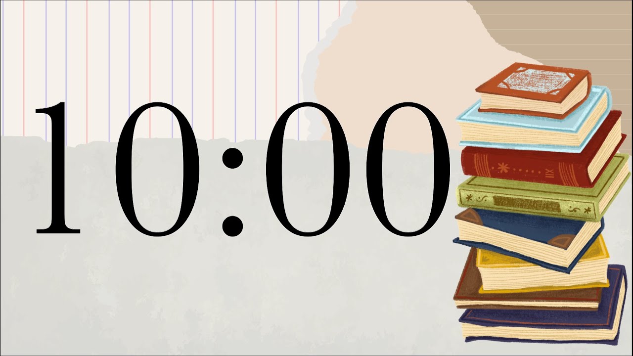 10 Minute Reading Timer Piano Tones At End Youtube