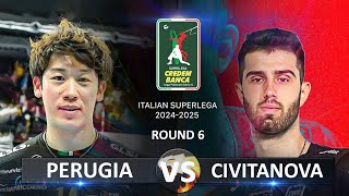 Perugia vs Civitanova | Italian Volleyball SuperLega 2024/2025