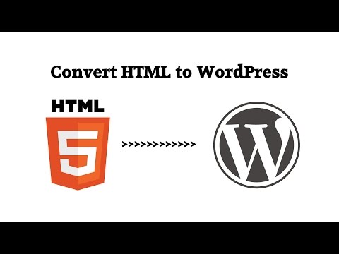 Convert HTML Website to WordPress Theme (part 1) Convert HTML Website to WordPress Theme (part 1)