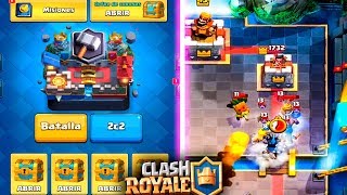 ABRIENDO MUCHOS COFRES DE ORO & SUPERANDO EL RECORD de TEMPORADA!! | Clash Royale | Rubinho vlc