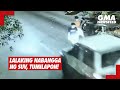 Lalaking nabangga ng SUV, tumilapon! | GMA News Feed