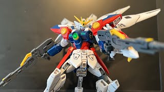 XXXG-00W0 Wing Gundam Zero [ High Grade ] Figure Review #winggundamzero