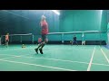 BADMINTON PRACTICE SINGLES MATCH MANISANKAR VS ROHIND. J