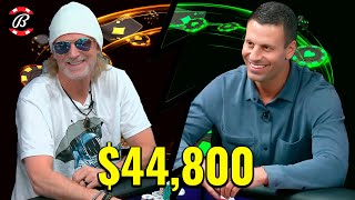 JD Puts Garrett In A REALLY Tough Spot On Bally Live Poker!