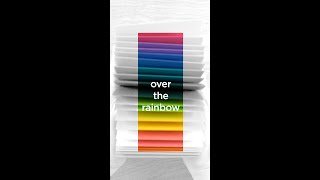 Over the Rainbow card bases #short