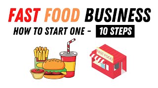 How To Start A Fast Food Business In 10 Steps (Animated)