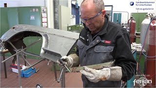 Oldtimer Karosseriearbeiten Teil 5: Kotflügel Unterkante ersetzen - mit Thomas Geis