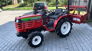 БУ мінітрактор KUBOTA GB180 (Hinomotо CX180) з грунтофрезою 130 см