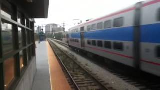Inbound Metra electric leaves 55, 56, 57 street station