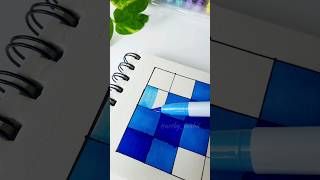 Easy zentangle pattern tutorial #art #zentangle #shorts #doodle #3d #trending