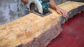 The Peak Intelligence of Alien Boy with Superior Hardwood Handling Skills || DIY Woodworking Project