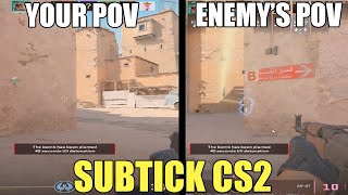 Video example why Subtick CS2 is a DISASTER