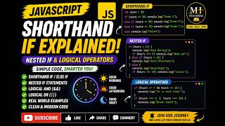 🚀 JavaScript If Else Somali Part 2 | Shorthand, Nested If & AND OR Operators