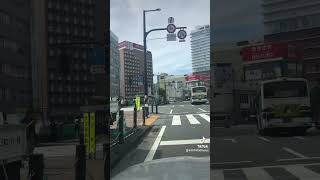 大分市中心部をはしる　大分市　大分県