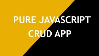 Javascript CRUD App in Hindi part-1