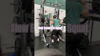 Slow Eccentric Squat 275lbs | Vertical Jump Training