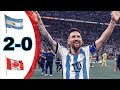 🔴 Argentina vs Canada 2-0 Highlights & All Goals 2024 🔥
