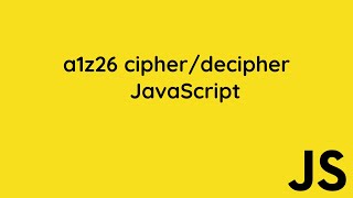 JavaScript - a1z26 cipher/decipher