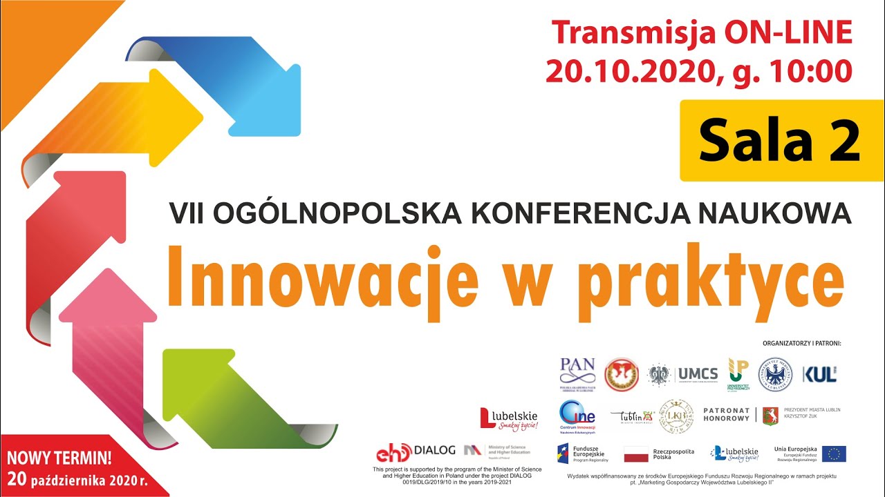 VII Ogólnopolska Konferencja Naukowa "INNOWACJE W PRAKTYCE" - Sala 2 ...