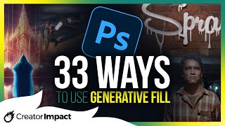 33 Ways to use Photoshop Generative Fill AI