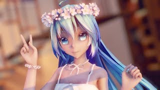 【MMD】 さよならスーヴェニア / Sayonara Souvenir 【TDA Miku Sakura White Dress】