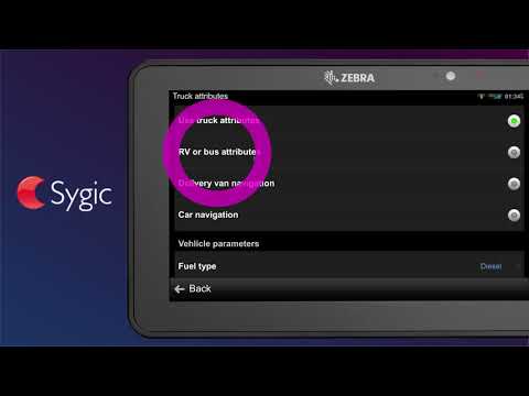 Sygic Professional Navigation – Set truck attributes
