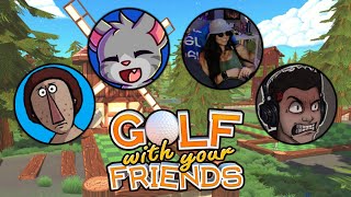 PARKY JOINS THE FRAY - Golf With Your Friends vs. parkenharbor, star0chris, \u0026 Captain_Domo