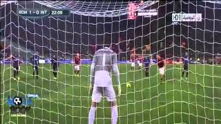 Roma vs Inter 1-1 Goals and  Highlights 20.01.2013 Serie A