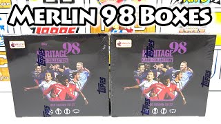 NEW Topps 2022/23 MERLIN 98 HERITAGE Double Box Opening | Collection Box Battle | 2 Autograph Cards