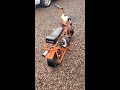 Supercharged mini bike