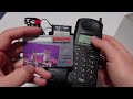 motorola international 6200 flare brick mobile phone unboxing menu browse ringtones