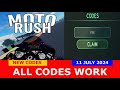 *NEW CODES* [🏁RACE! ] MotoRush! ROBLOX | ALL CODES | JULY 11, 2024