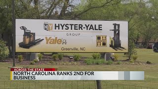 NC ranked 2nd best state to do business in 2024