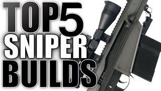 Top 5 Airsoft Sniper Builds - Bolt Actions \u0026 Semi Autos