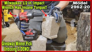 Milwaukee M18 Fuel 1/2 Inch Mid-Torque Impact Wrench w/ Friction Ring Beast 2962-20 Unboxing \u0026 DEMO