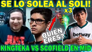 SE ENFRENTAN EN MID!🔥 BENJAZ SORPRENDIDO DE COMO KINGTEKA ABUSA CON SU STORM A LA QOP SOLI | DOTA 2