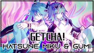 Giga \u0026 KIRA - 'GETCHA!' ft. Hatsune Miku \u0026 GUMI  [English, Español, Romaji, Lyrics, Color coded]