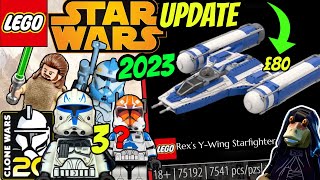 Captain Rex y-Wing FULL UPDATE: Lego Star Wars Leaks 2023... $650 rex?! UCS Venator