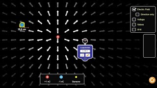 Instructions for Electrical Fields PhET
