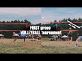 playing in my FIRST GRASS VOLLEYBALL TOURNAMENT