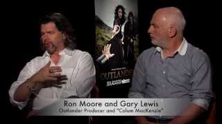 Outlander Producer Ron Moore and Gary Lewis (Colum MacKenzie)