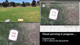 Image-Based Visual Servoing of a Quadrotor Using Nonlinear Model Predictive Control