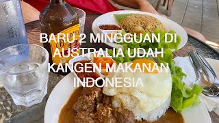 KANGEN MAKANAN INDONESIA : MAKAN RENDANG DAN NASI GORENG DI BAGUS CAFE DAN JALAN JALAN KE PASAR!