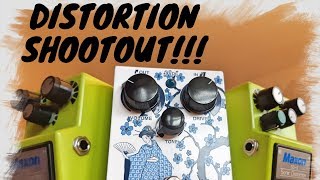 Maxon Sonic Distortion SD-9 Vs Way Huge Geisha Drive Vs Maxon SD-9 Analogman Mod!