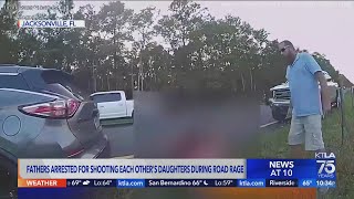 2 fathers shoot each other's daughters in road rage incident
