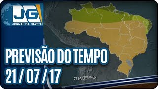 Previsão do Tempo – 21/07/2017