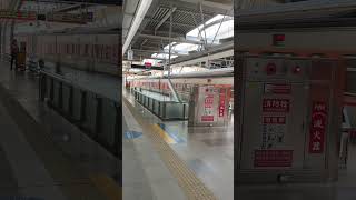 臺鐵113次PP自強潭子站高速通過 （逆行）Taiwan Railway express highspeed passing through Tanzi 台鉄特急潭子駅に高速度リまさ